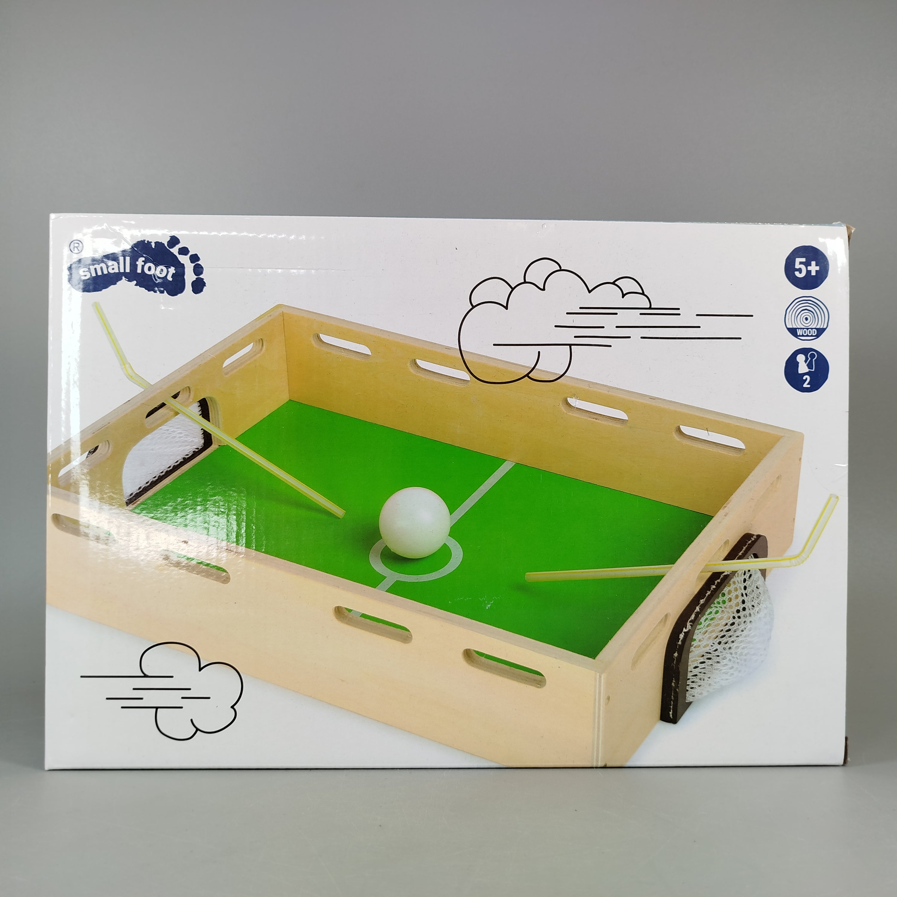 Small Foot Blow Ball Tischfußballspiel, Gesellschaftsspiel, OVP, wie neu