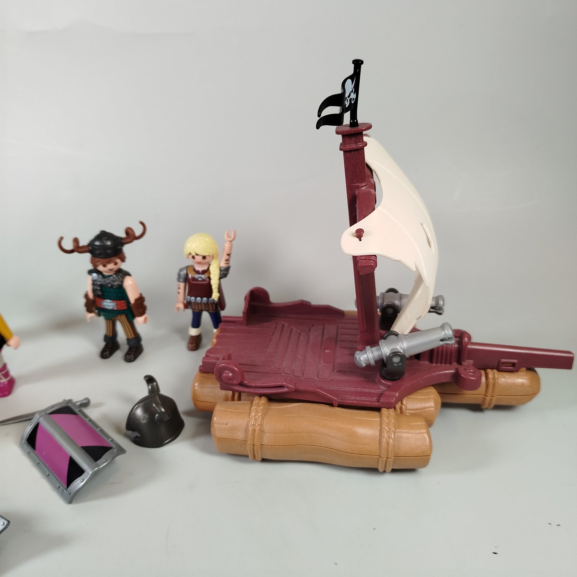 Playmobil Wikinger-Set mit Floß und Rittern