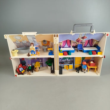 Playmobil Puppenhaus – Modernes Mitnahmehaus mit Figuren & Zubehör Set