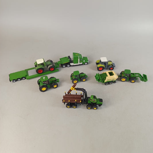 John Deere Bundle Landwirtschaft Set von 8 Traktoren & LKW