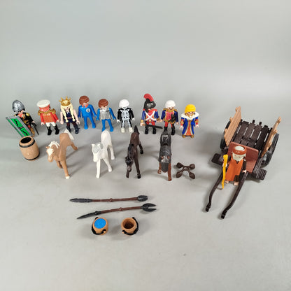 Playmobil Bundle 23 Figuren, Pferde & Wagen