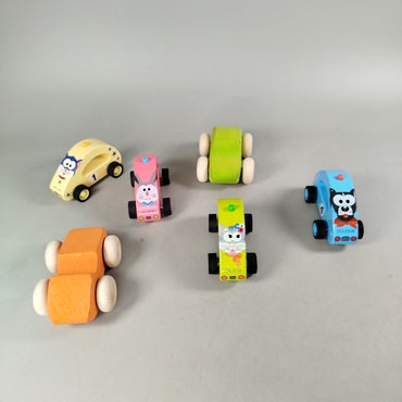 Playtive Bundle Holzpuzzle Legehände Set von 15 Puzzle & Autos