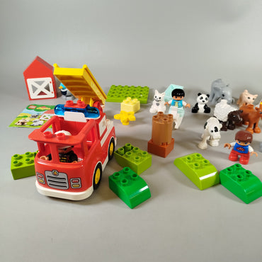 LEGO DUPLO Feuerwehr & Tiere Set 10901, 10949 – komplett, sehr gut