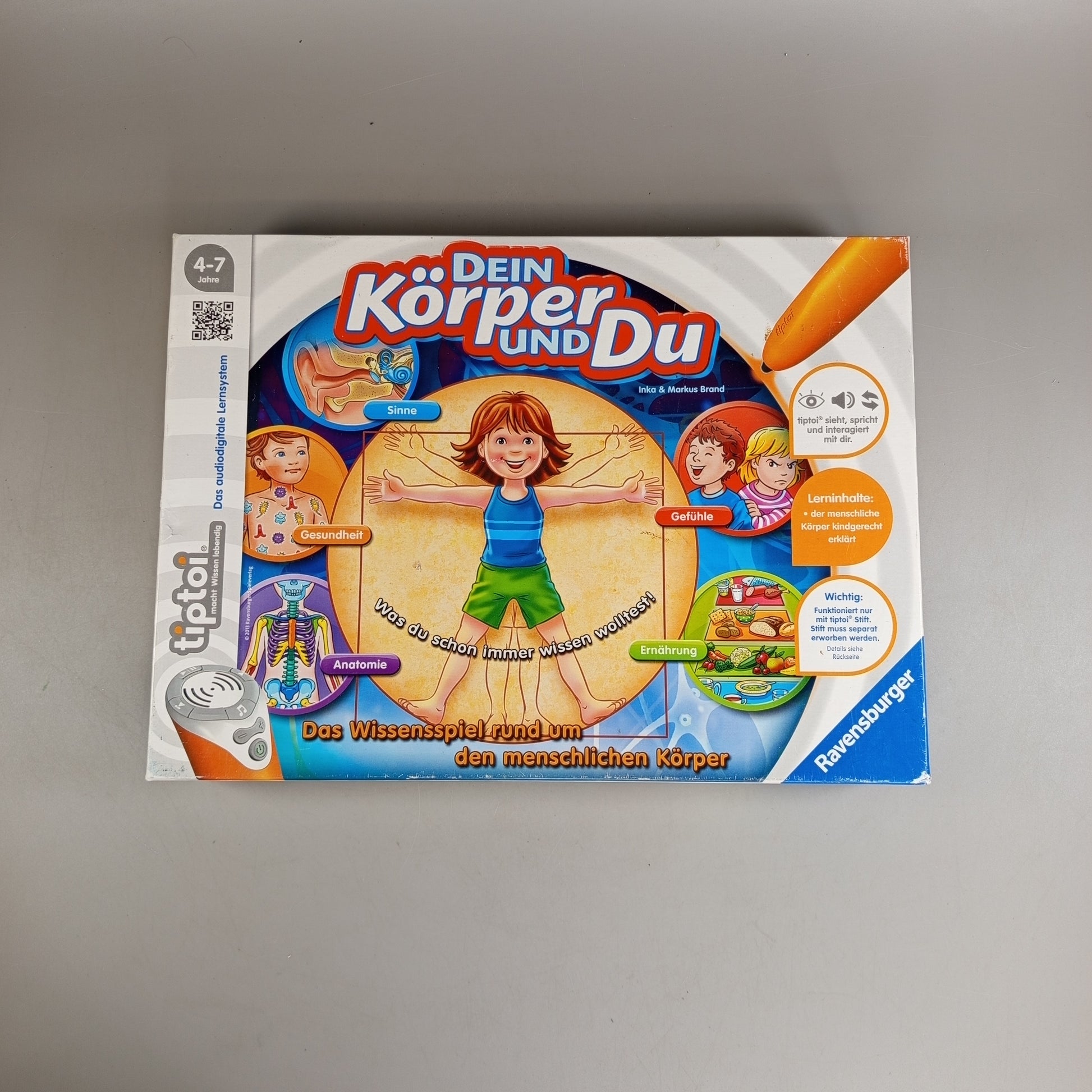 Ravensburger Tiptoi Lernspiel Set von 3 Spielen – Dein Körper und Du, OVP