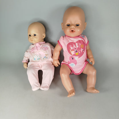 Zapf Creation Bundle BABY born 2x Puppen