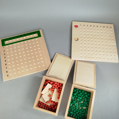 Holz Lernspiel Zahlenbrett