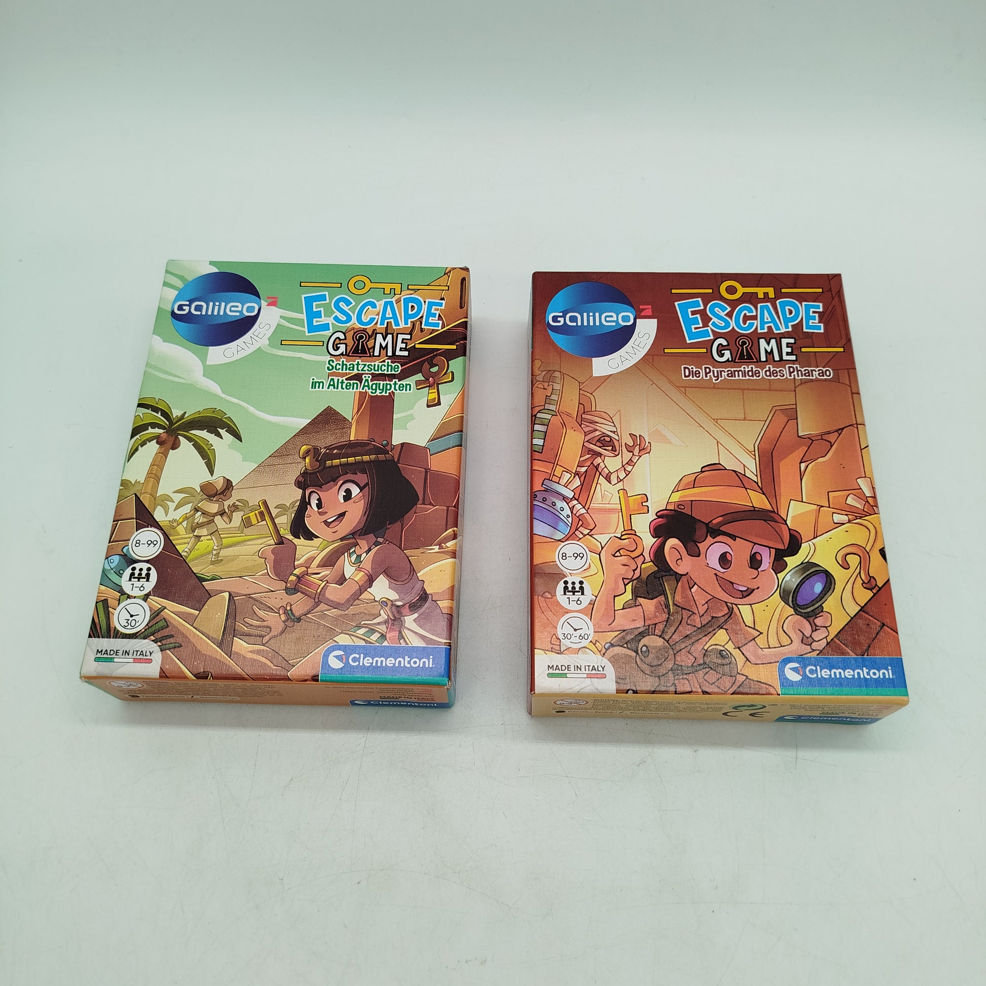 Clementoni Bundle Galileo Escape Ägypten 2x Spiel, ab 6 7 8 Jahre | ✅ geprüft 
