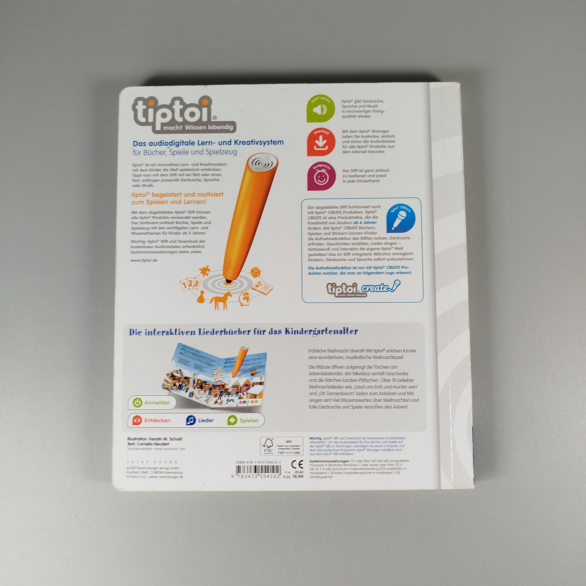 Ravensburger tiptoi Bücher-Set - Weihnachtslieder & Märchen
