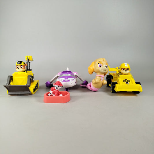 Paw Patrol Bundle Set von 6 Fahrzeuge & Figuren