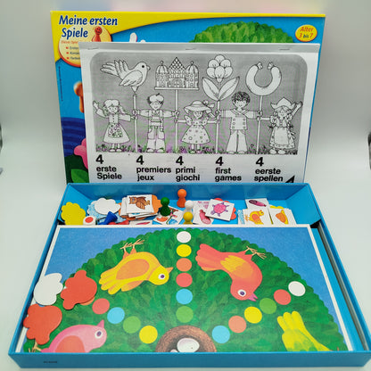 Ravensburger Brettspiel 4 erste Spiele, gebraucht, ab 3 4 5 Jahre | ✅ geprüft 