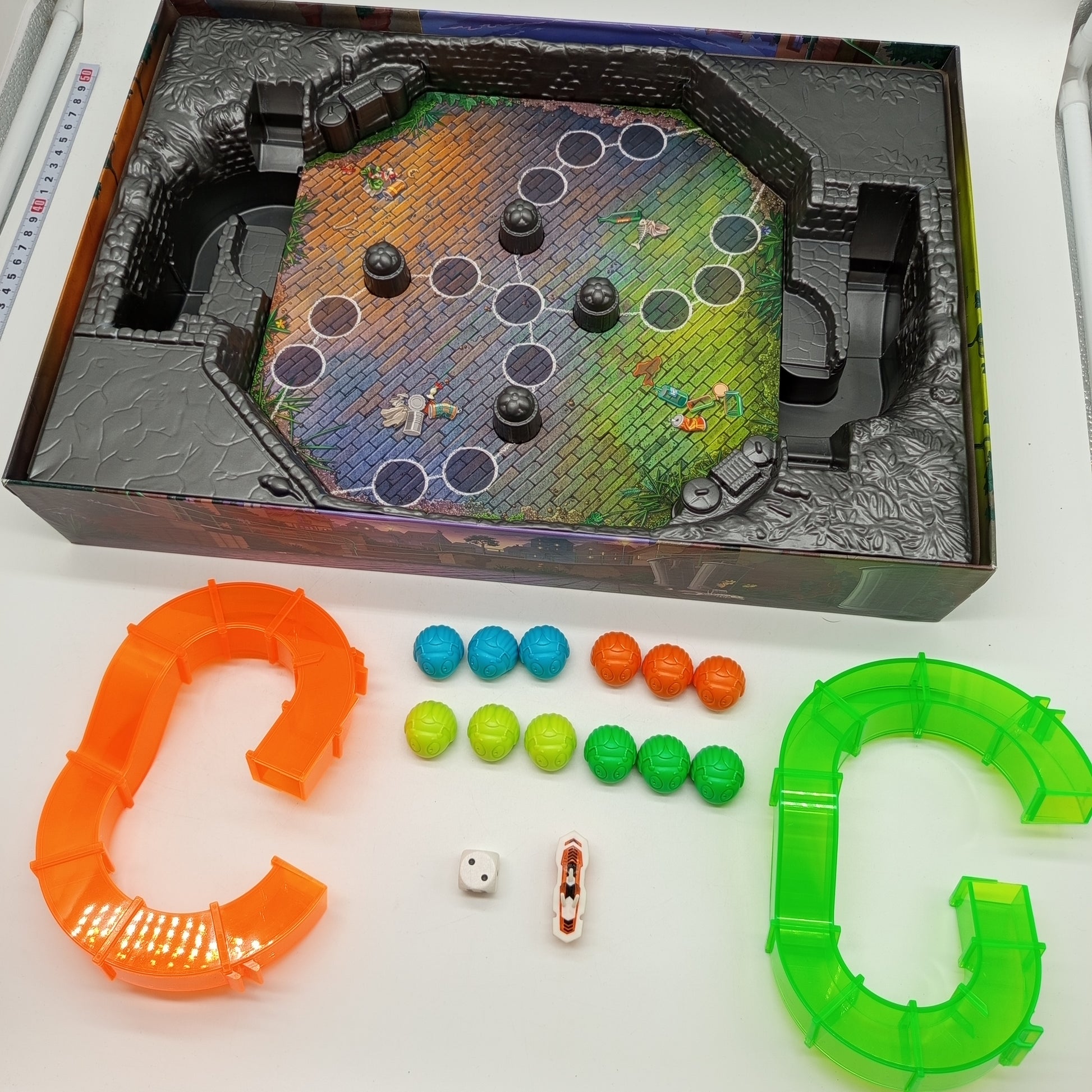 Ravensburger Brettspiel – Kakerlaloop mit HEXBUG Loop-Tunneln, OVP