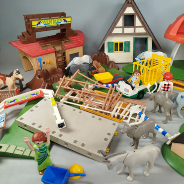Bundle Playmobil x6 Reiterhof & Tierwelt Set, gebraucht, ab 3 Jahre 