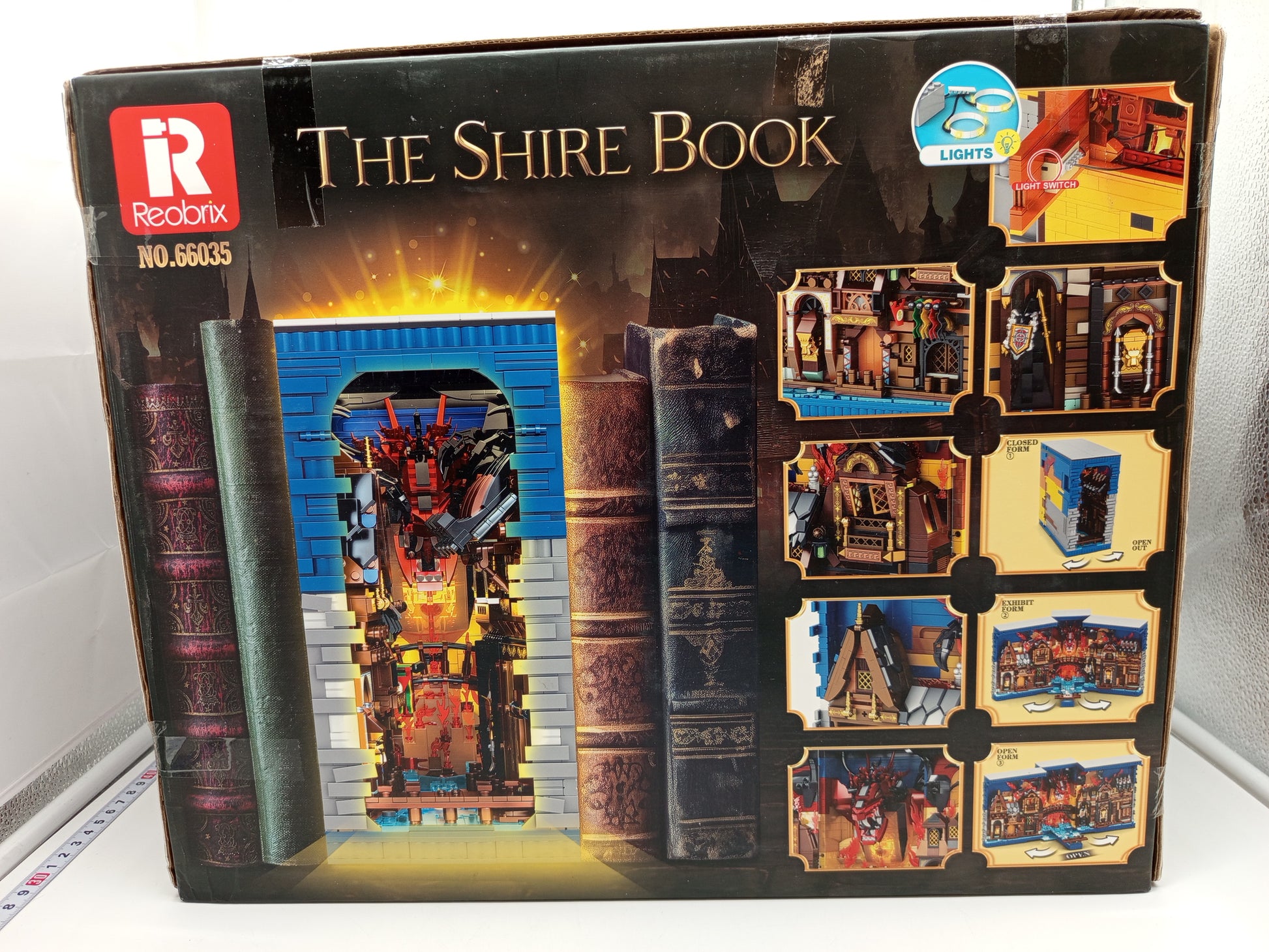 Reobrix Bausteinset 66035 – The Shire Book, kompatibel mit LEGO, OVP