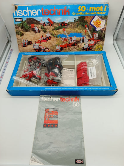 Fischertechnik Baukasten Sets – Statik & Mot Serien, vintage