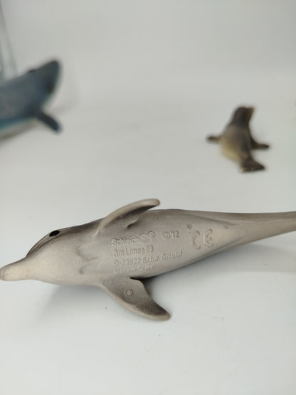 Schleich Meerestiere Set von 5 Figuren, sehr guter Zustand