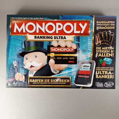 Hasbro Gaming Monopoly Banking Ultra Brettspiel, gebraucht, ab 3 Jahre 