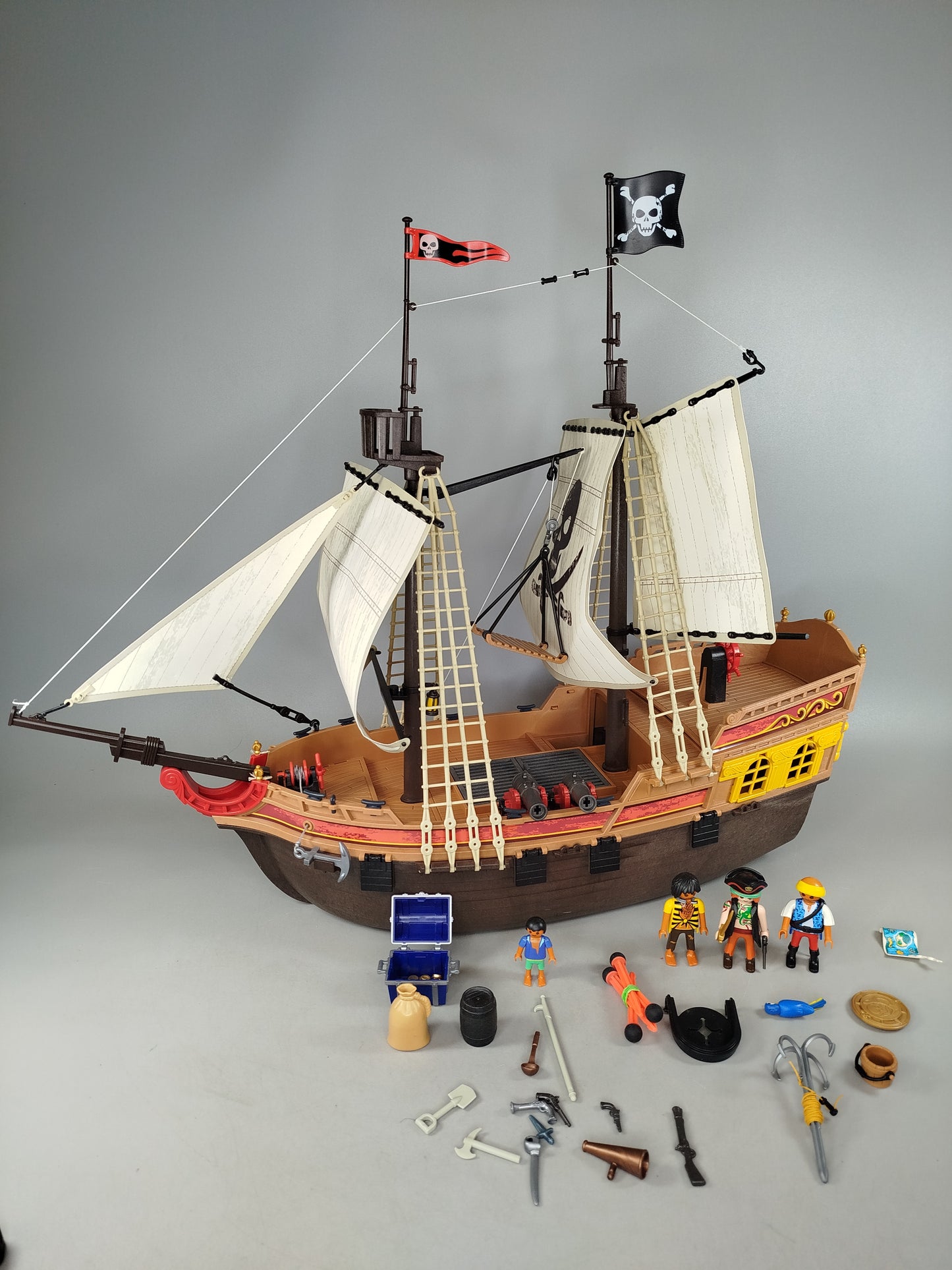 Playmobil Piratenschiff 🙂🏴‍☠️, gebraucht, ab 3 4 5 Jahre | ✅ geprüft 