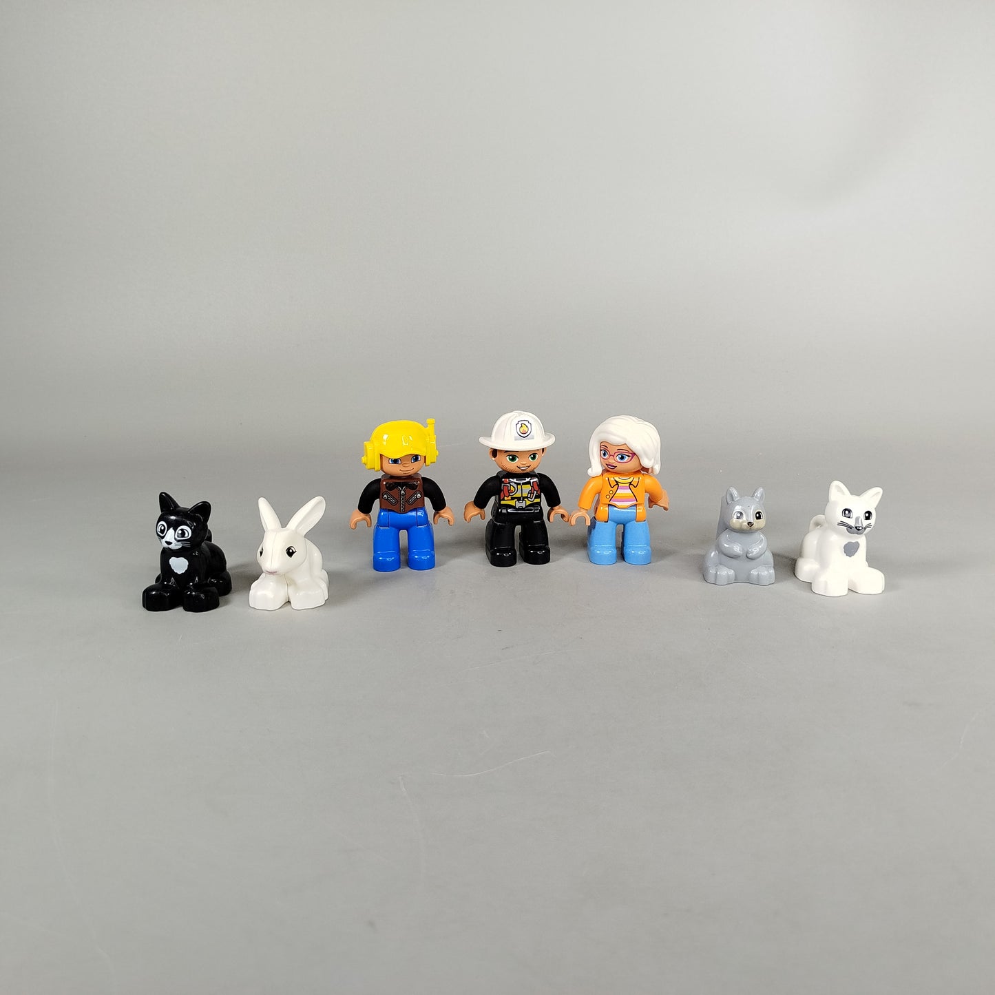 LEGO Duplo Figuren Set von 7 – Menschen & Tiere, sehr gut