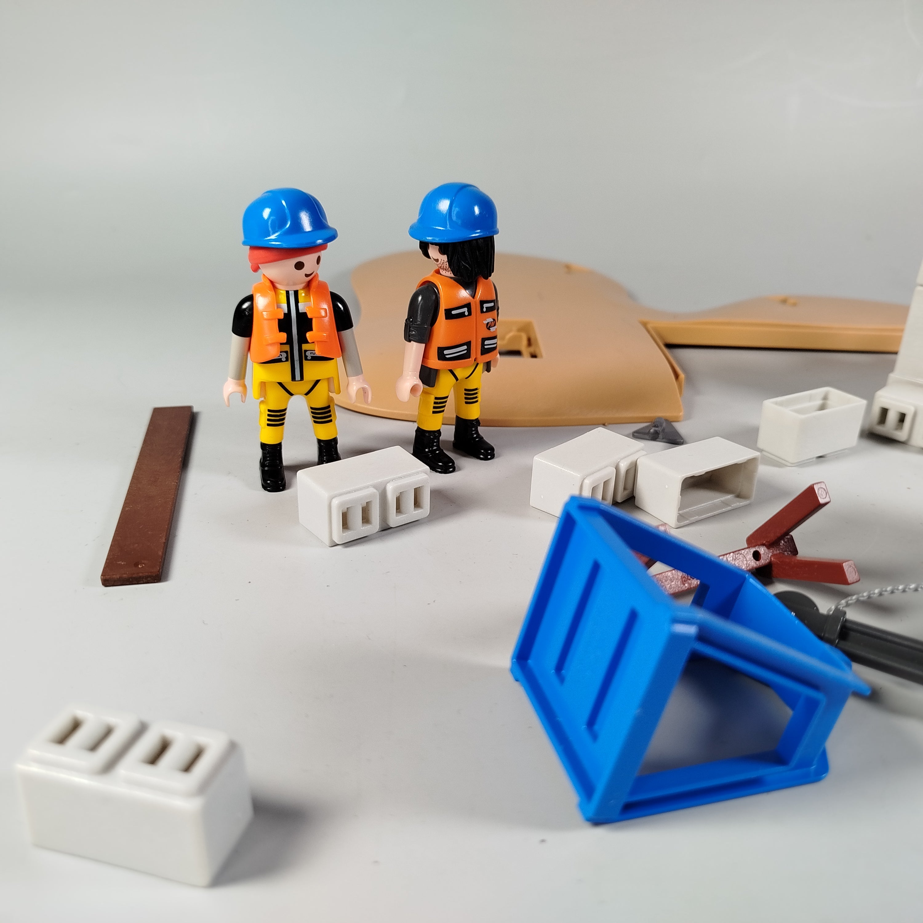 Playmobil Bauarbeiter-Spielset mit Zubehör Bauarbeiter-Spielset mit Zubehör
