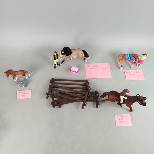 Schleich Bundle Pferdesets 82980 42288 42270 42361 Figuren & Zubehör