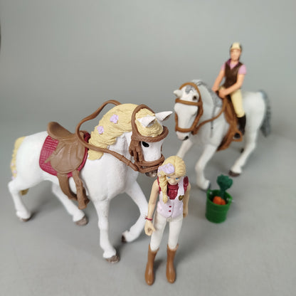 Schleich Bundle Horse Club 42412 42433 Set von 2 Pferde & Reiter ab 6 Jahre 