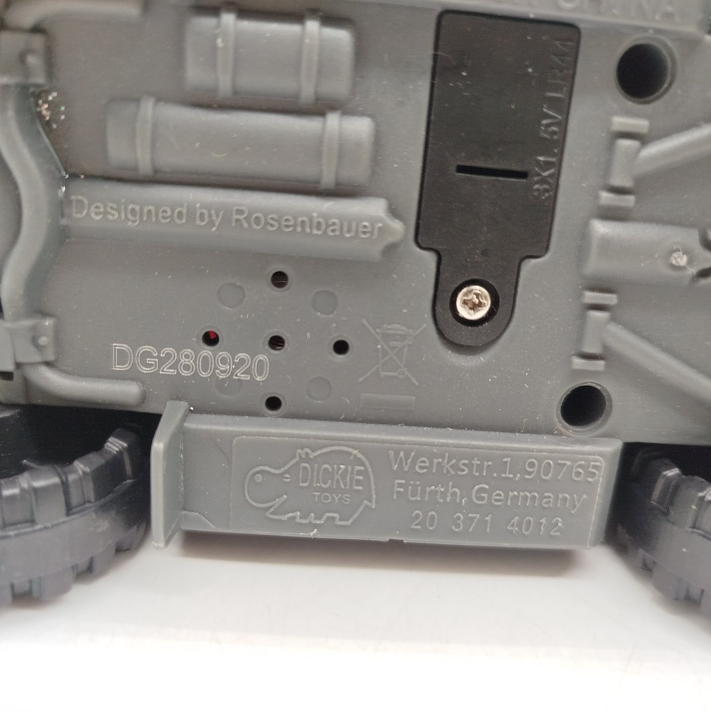 Dickie Toys Bundle Flughafen Panther 019 Löschfahrzeug & Baufahrzeug