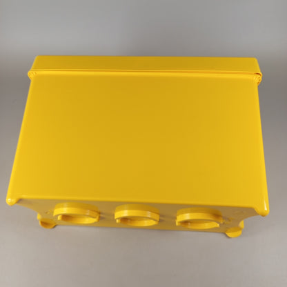 LEGO Konvolut ca. 2,3 kg – gemischte Steine in gelber Box