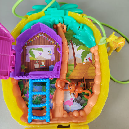 Polly Pocket Kompakt-Spielsets – Dschungel & Abenteuer, Set von 2