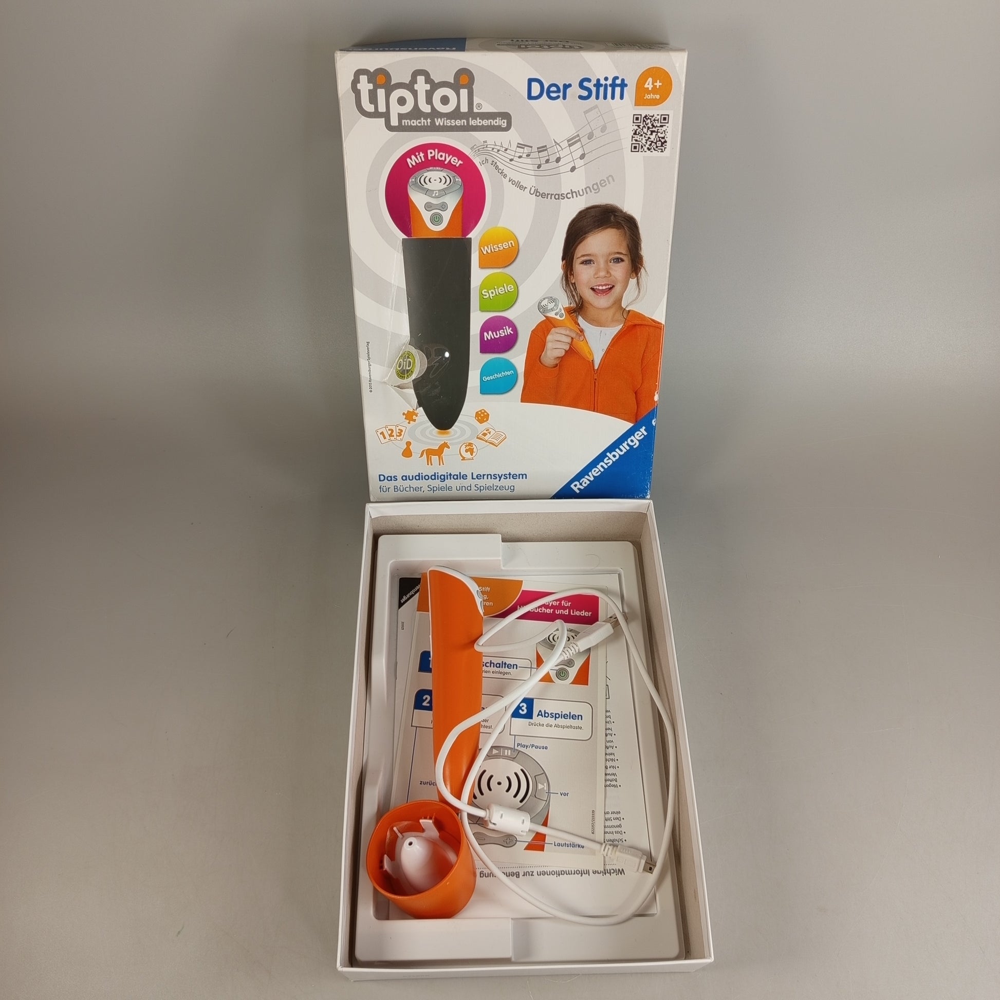 Ravensburger tiptoi Interaktiver Lernstift mit Audio-Player, OVP