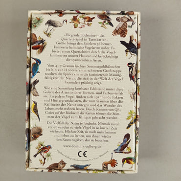 Dominik Eulberg Kartenspiel – Fliegende Edelsteine Vogelquartett, neu