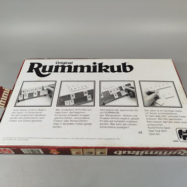 Rummikub Brettspiel – Original mit Spielsteinen & Ablagen, OVP