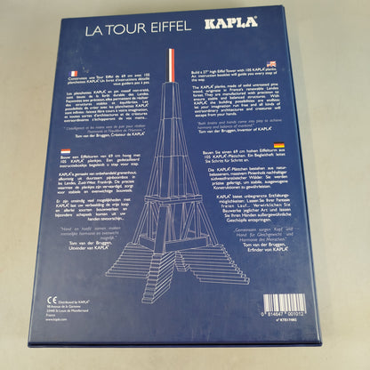 Kapla LA TOUR EIFFEL KTE1/1802 Bauset, neu, ab 10 11 12 Jahre | ✅ geprüft 