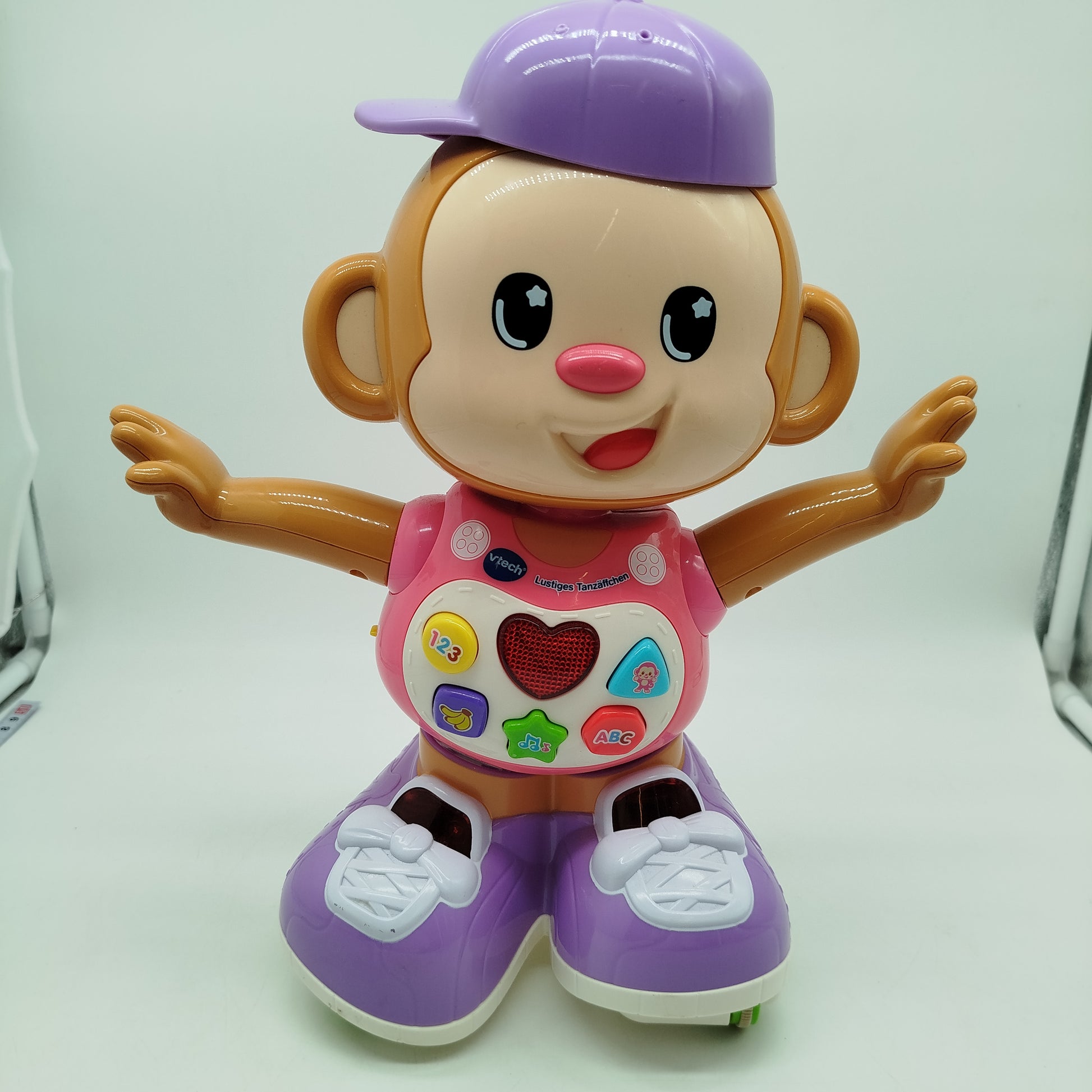 VTech Interaktiver Lernaffe – Elektronisches Lernspielzeug mit Musik