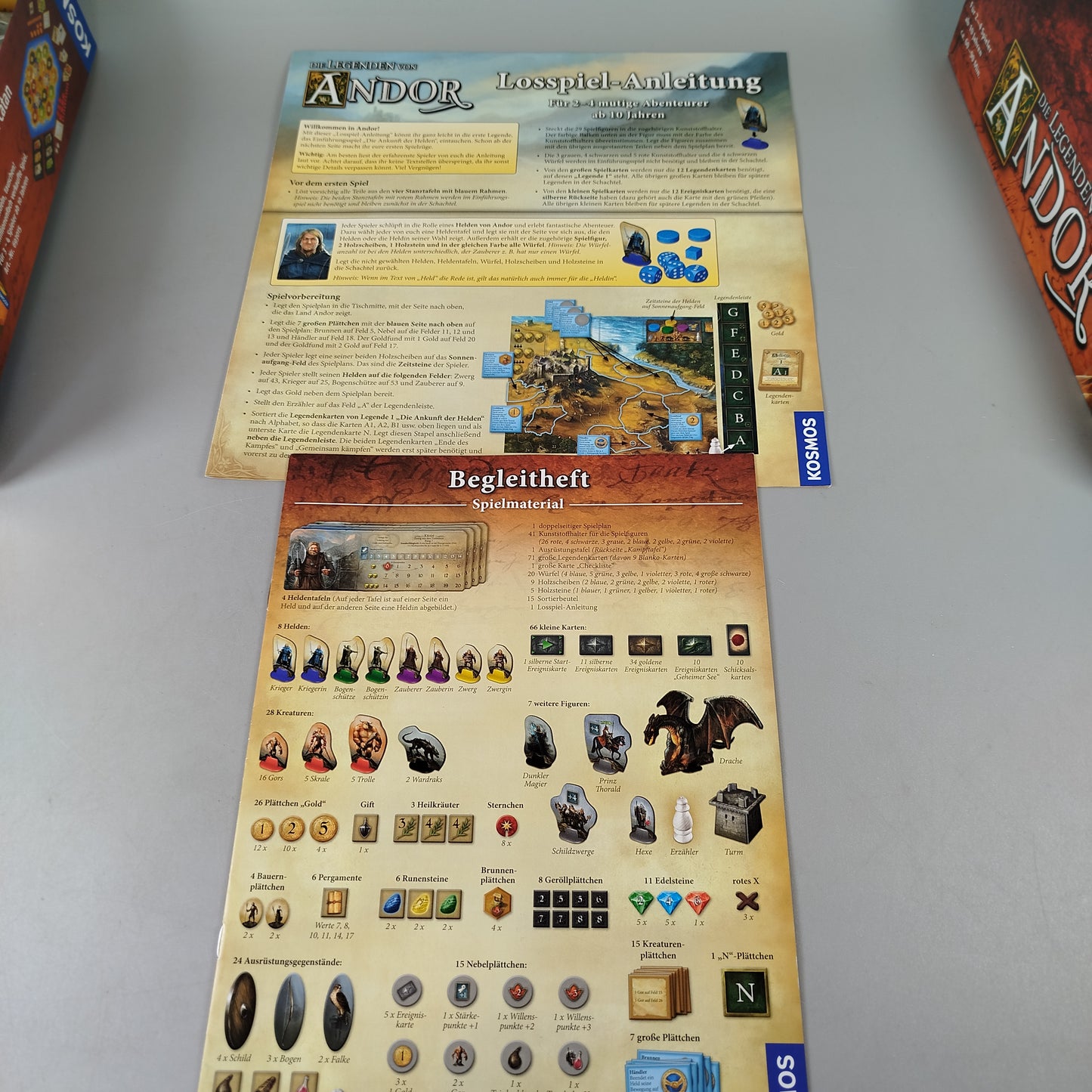 Kosmos Brettspiel – Die Legenden von Andor, OVP