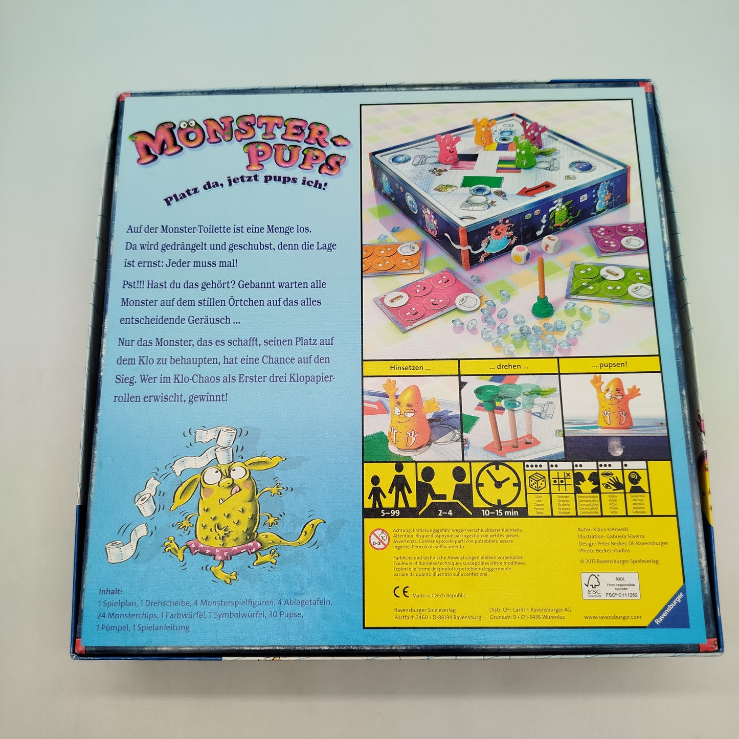 Ravensburger Brettspiel Monster-Pups, OVP