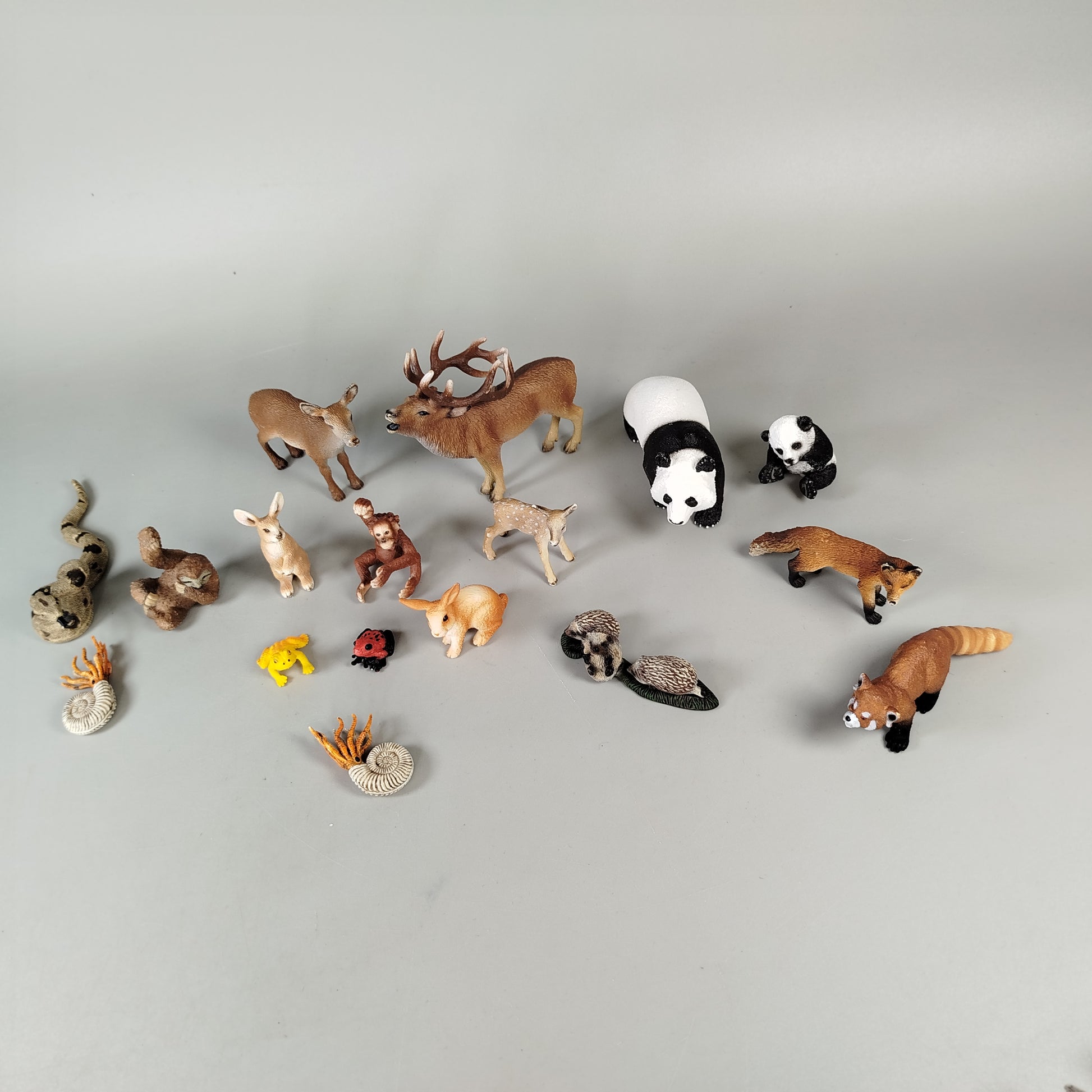 Schleich Tierfiguren Set von 17 – Zoo & Waldtiere