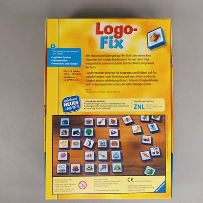 Ravensburger Lernspiel Logo Fix – Brettspiel für Kinder ab 6 Jahren