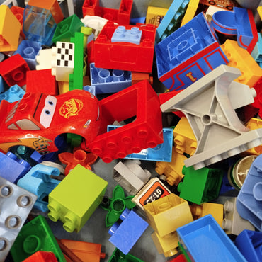 LEGO DUPLO Konvolut ca. 3,3 kg – Fahrzeuge, Züge & Figuren gemischt