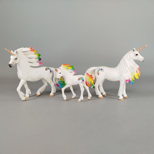 Schleich Einhorn Set – 3 Sammlerfiguren, gut erhalten