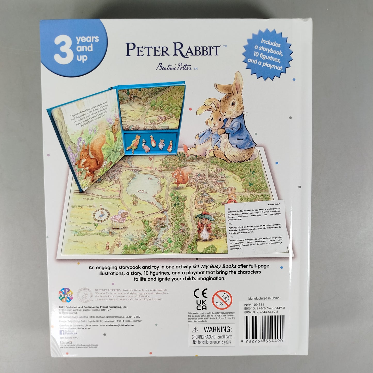 Phidal Peter Rabbit Activity-Set ab 3 4 5 Jahre