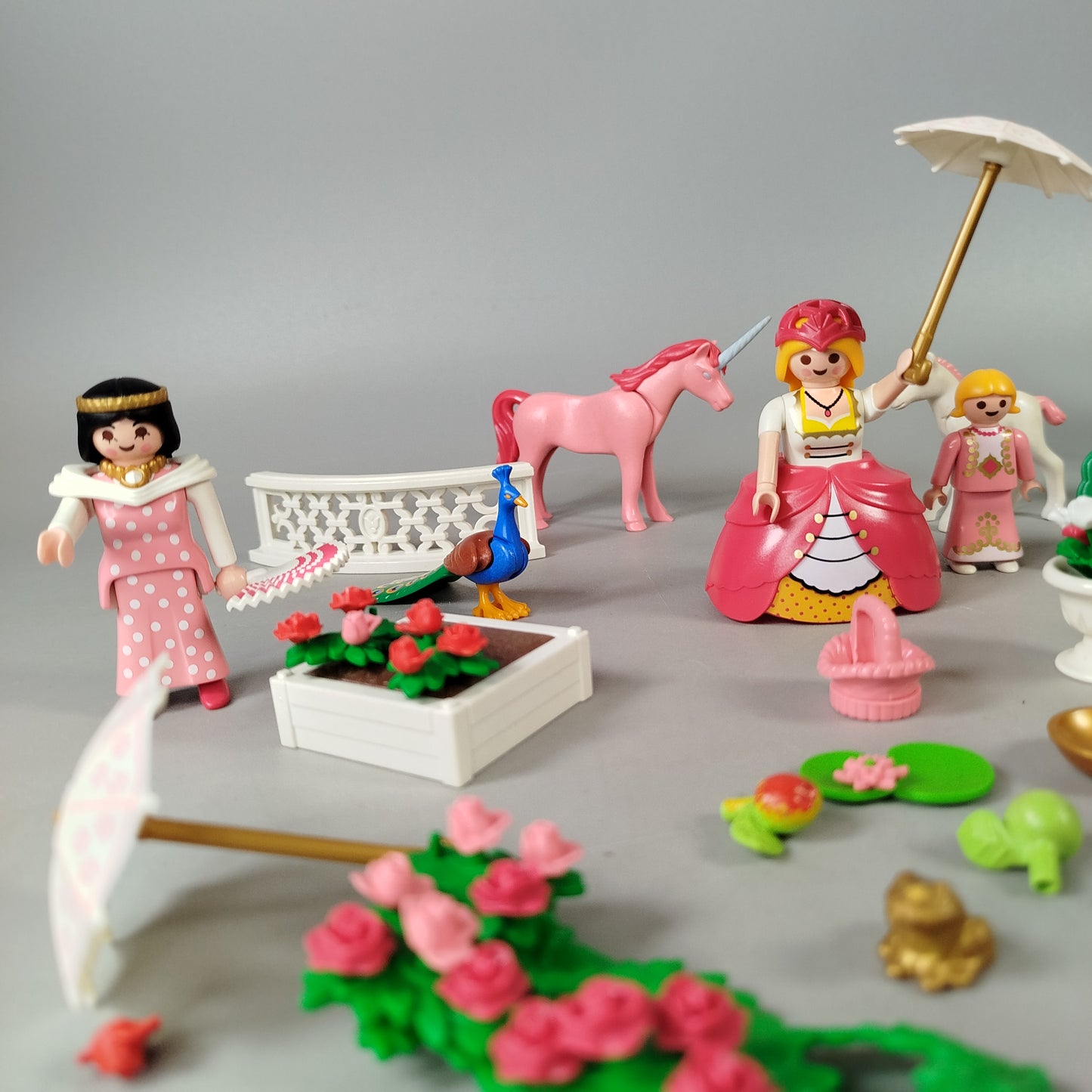Playmobil Prinzessinnen Gartenhof Set – Figuren, Tiere & Zubehör