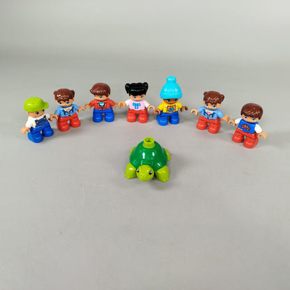 LEGO DUPLO Figuren-Set – 7 Kinder & Schildkröte