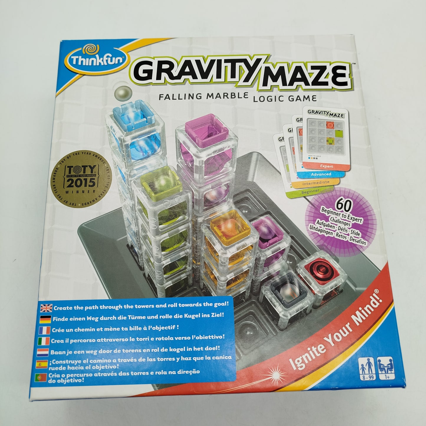 ThinkFun Gravity Maze 🌀🟡 Denkspiel, neuwertig, ab 6 7 8 Jahre | ✅ geprüft 