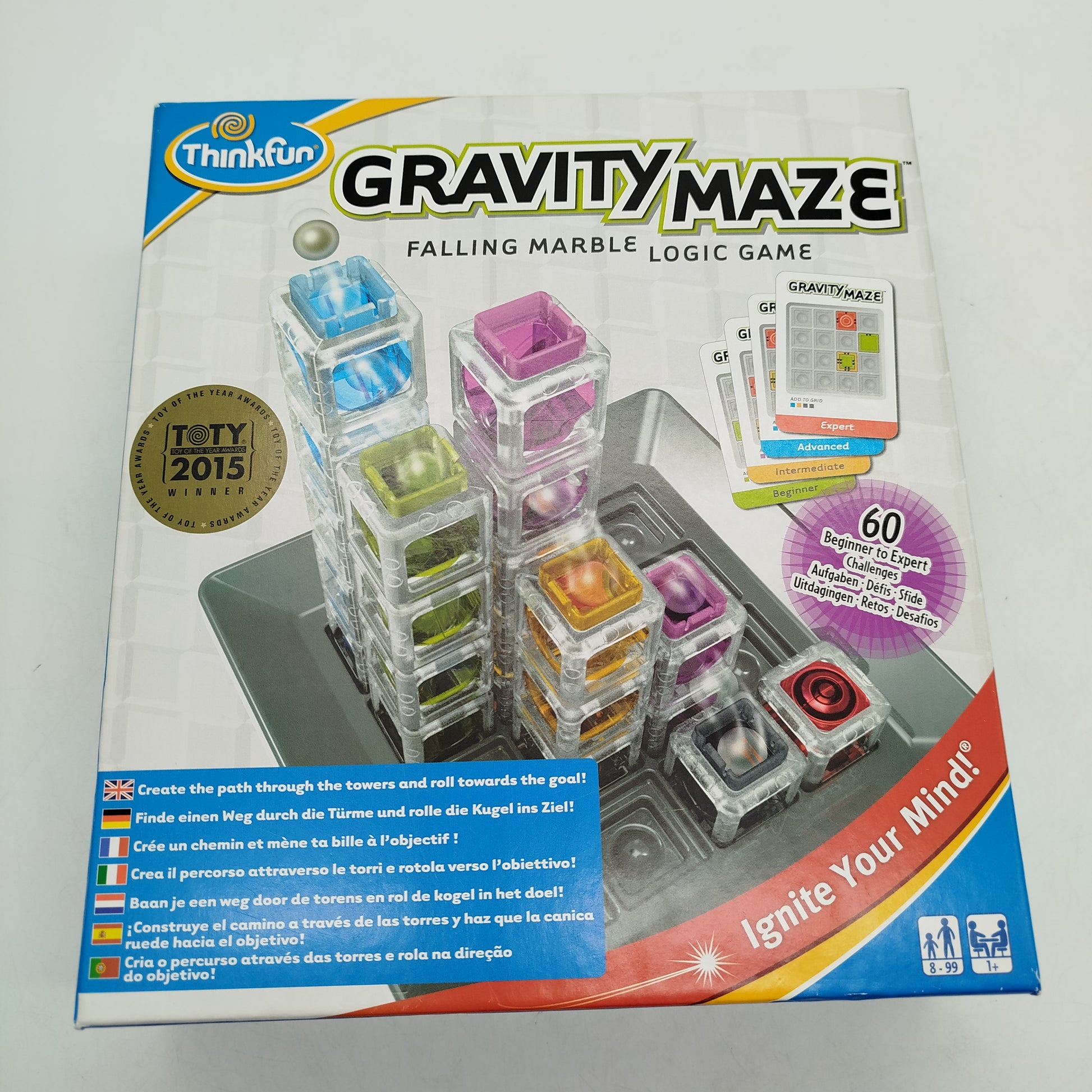 ThinkFun Gravity Maze 🌀🟡 Denkspiel, neuwertig, ab 6 7 8 Jahre | ✅ geprüft 