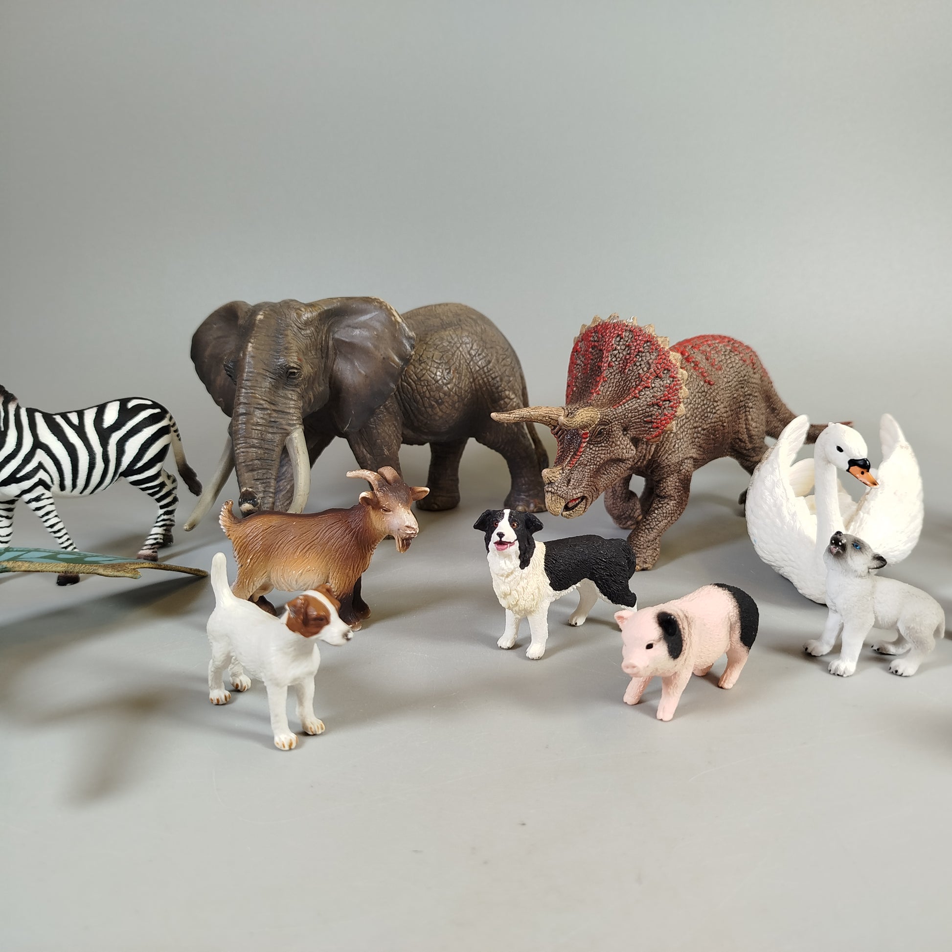 Schleich Tierfiguren Set von 17, wie neu
