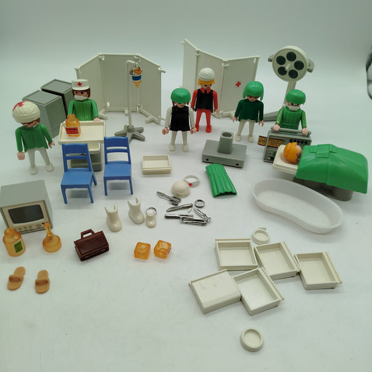 Playmobil Figuren-Set Krankenhaus & Ärzte, gebraucht, ab 6 Jahre 