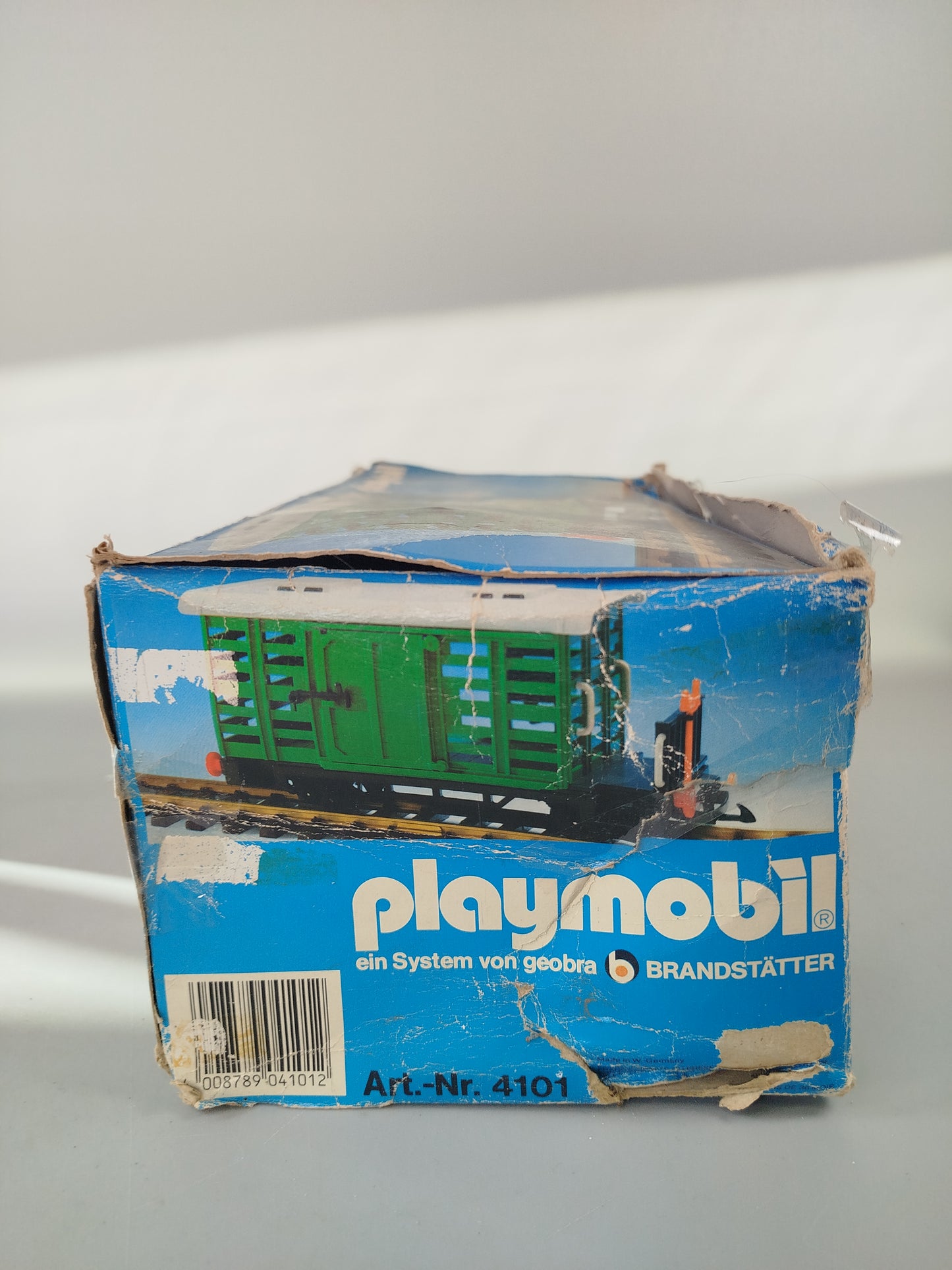 Vintage Playmobil Viehtransport-Waggon 4101, OVP