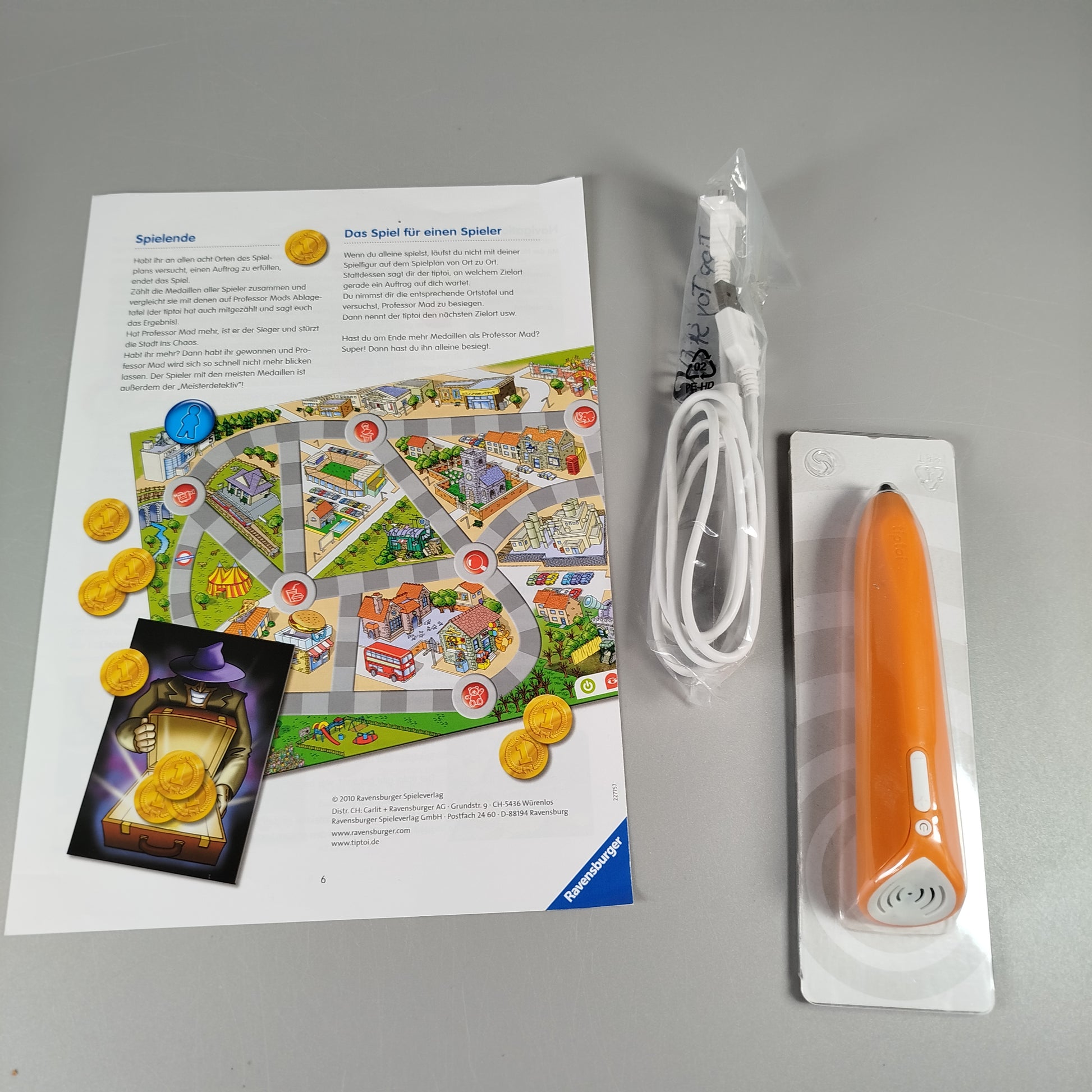 Ravensburger Tiptoi Set - Englisch Detektivspiel, Deutschland unterwegs