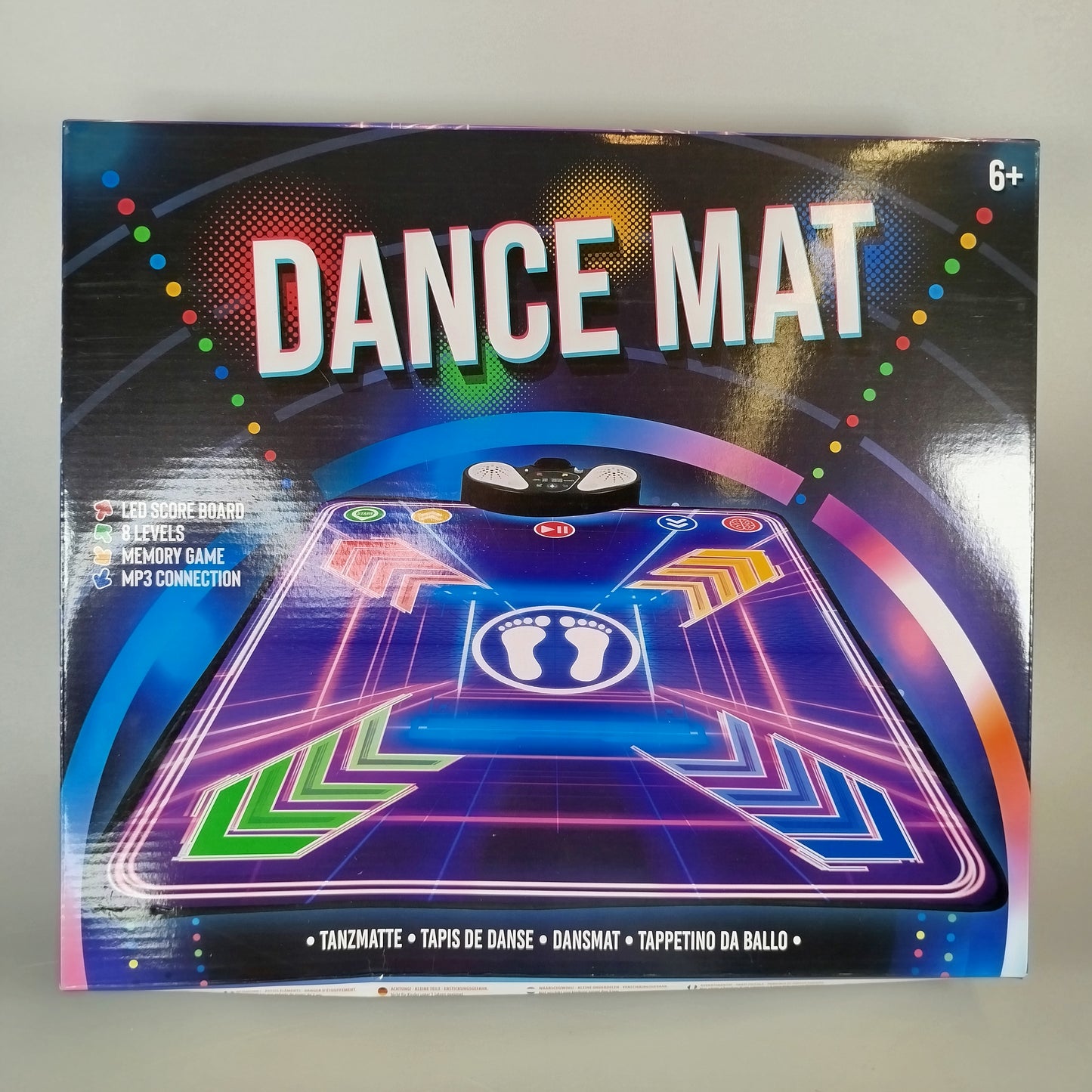Dance Mat – Interaktive Spielmatte mit LED-Display, MP3, neu