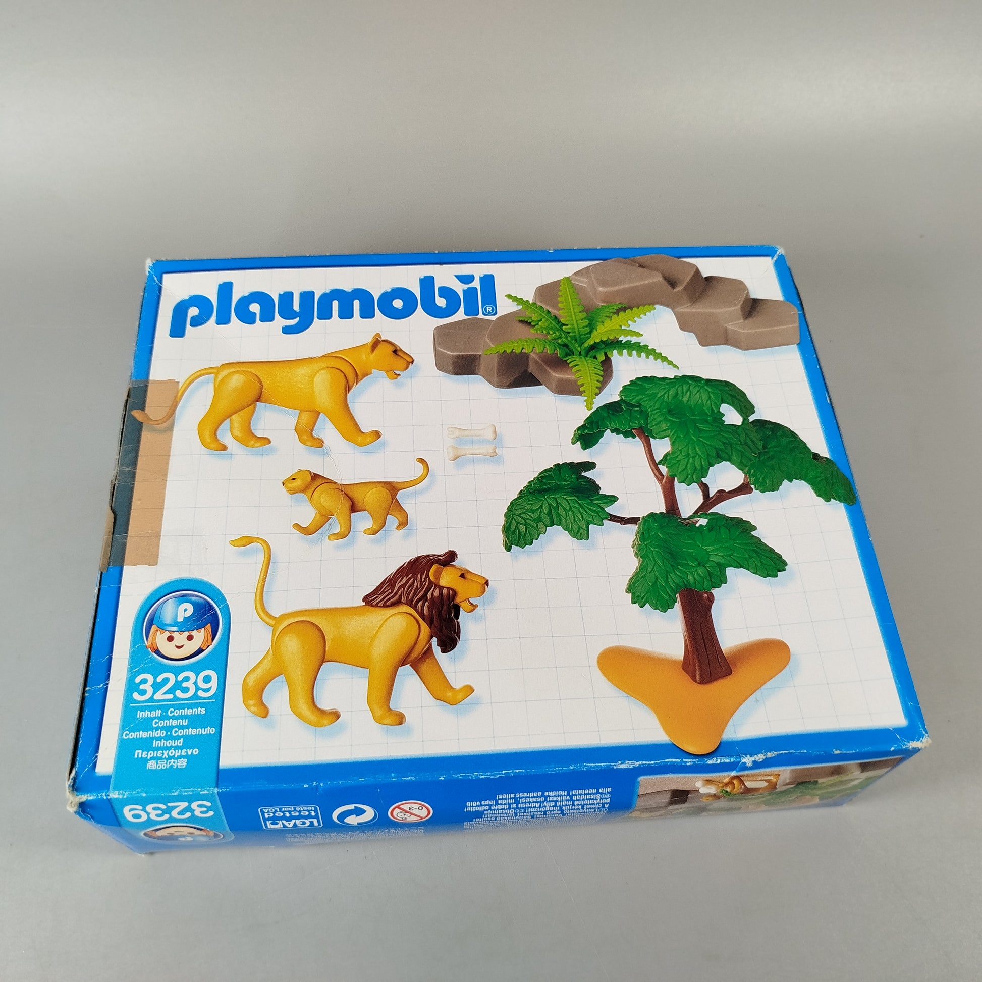 Playmobil Löwenfamilie 3239 – mit Felsen & Zubehör Set